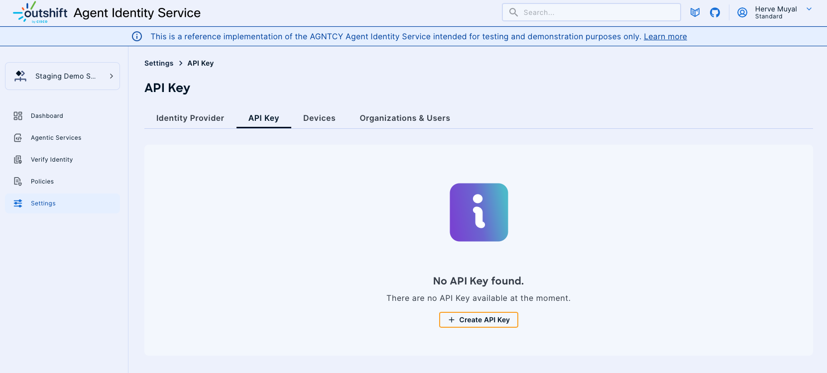 Create API Key
