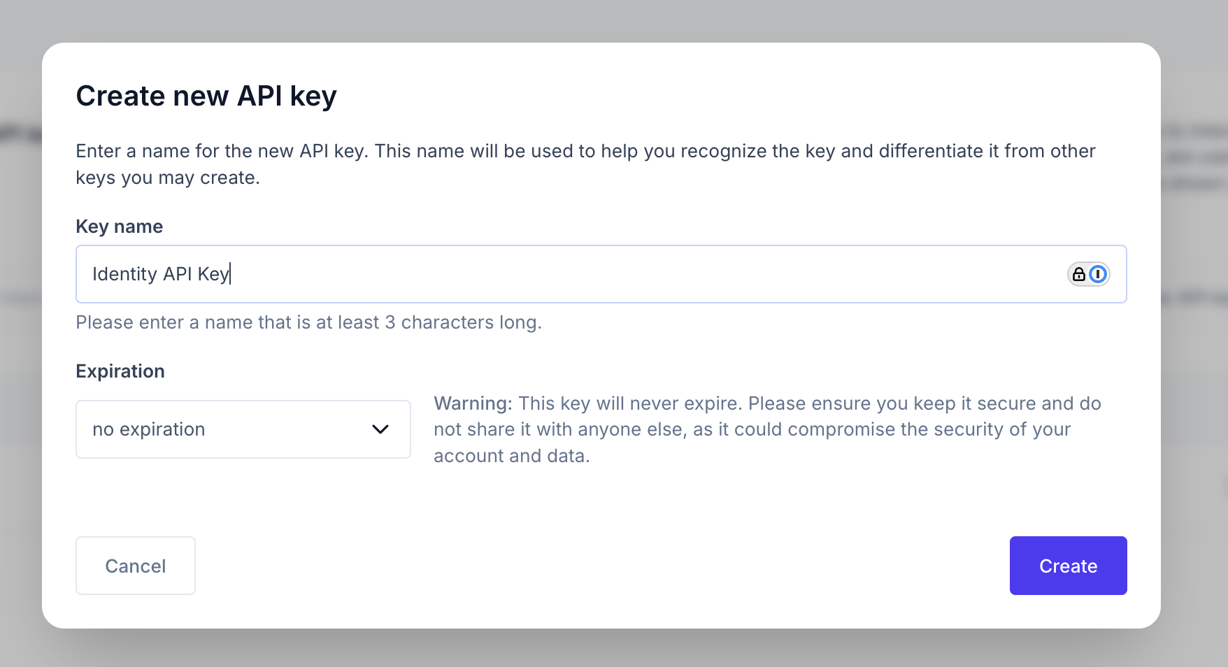 Ory API Key