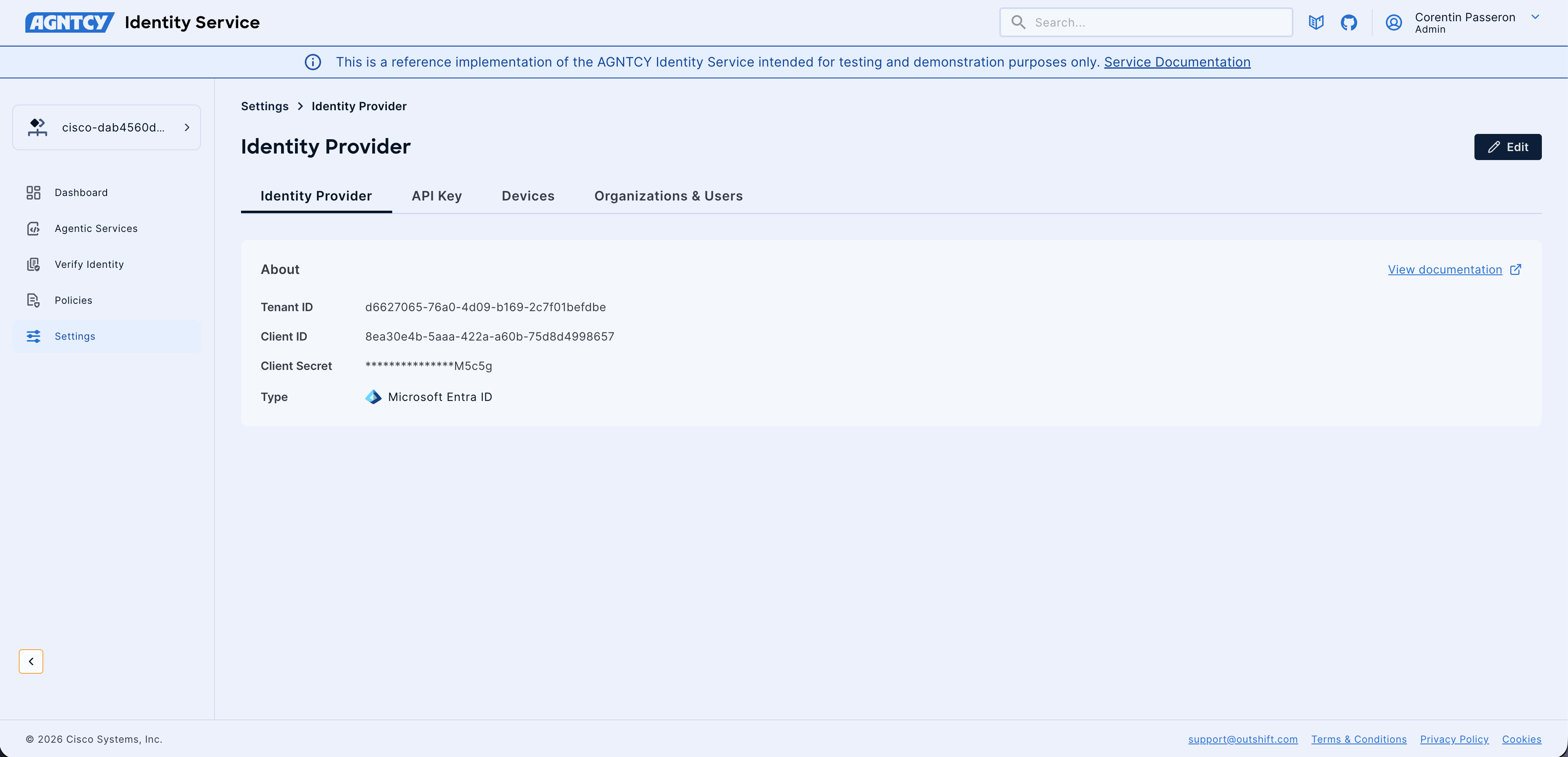 Register Issuer With Microsoft Entra ID Success